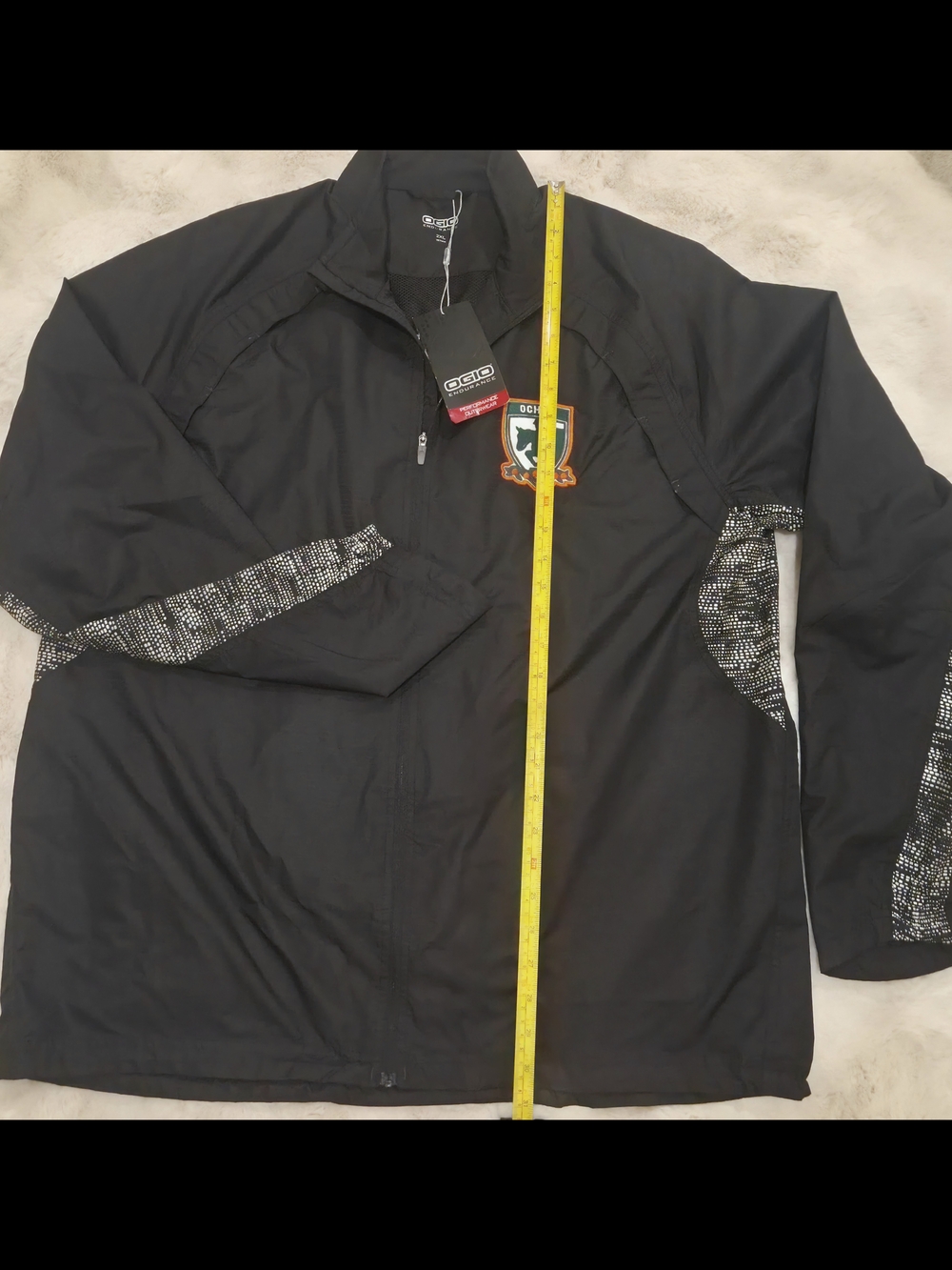 NWT OGIO Endurance Men’s 2XL Black Performance Windbreaker Jacket OCHSA - Picture 6 of 11